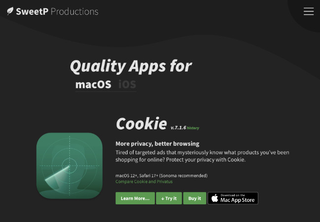 <a href='https://sweetpproductions.com' target='_blank'>SweetP Productions, Inc.</a> macOS/iOS app company