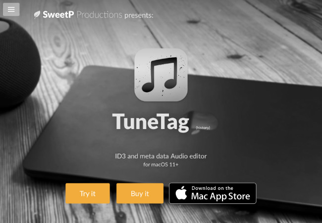 <a href='https://tunetag.sweetpproductions.com' target='_blank'>TuneTag</a> macOS app